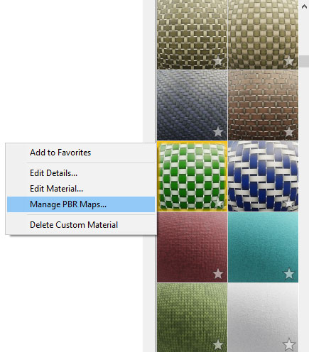 PBR Material Manager Screenshot